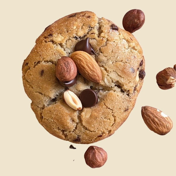 Big Cookie Paris chocolat noir amandes noisettes 80g artisanal