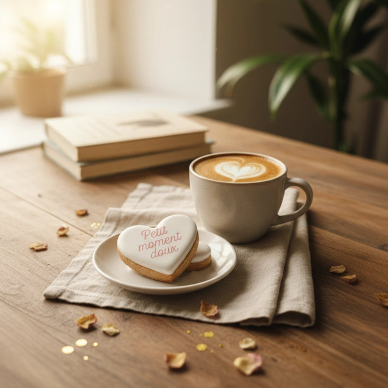 Biscuit personnalisé coeur