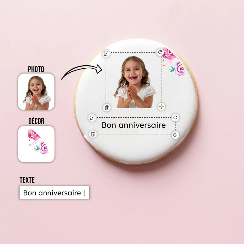 Biscuits personnalisés anniversaire, naissance, mariage, evjf, entreprise, toutes les occasions