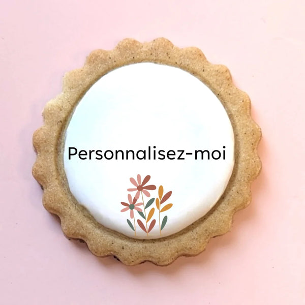 sablé corolle personnalisable