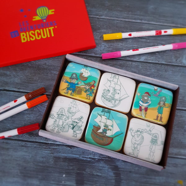 Sugar Cookies Biscuits à colorier pirates