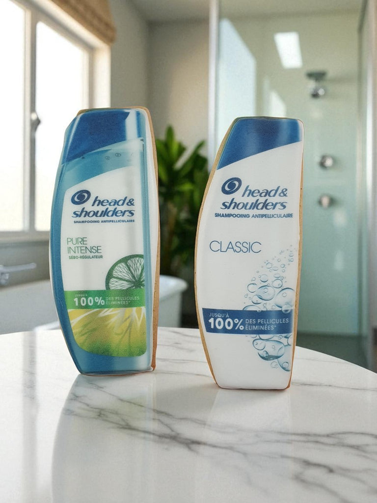 Biscuits personnalisés les aventuriers du biscuit head and shoulders