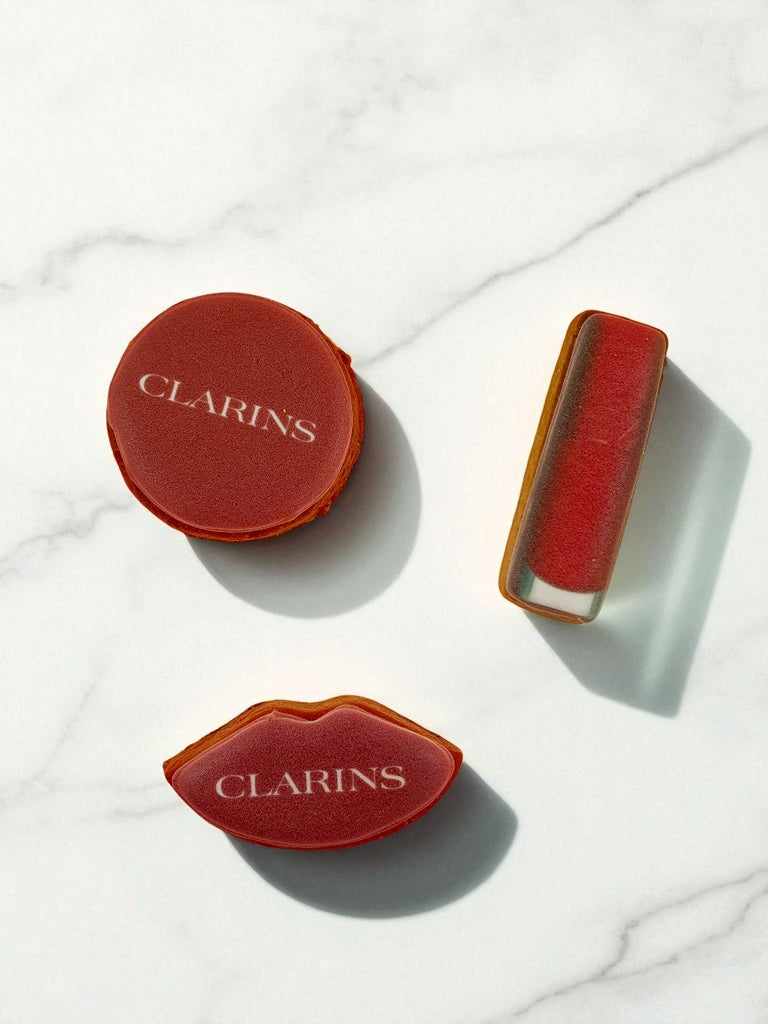 biscuits personnalisés Clarins