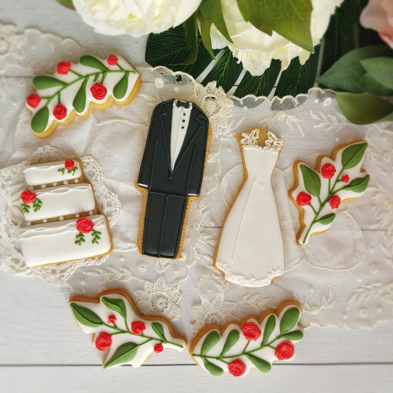 Biscuits décorés de mariage