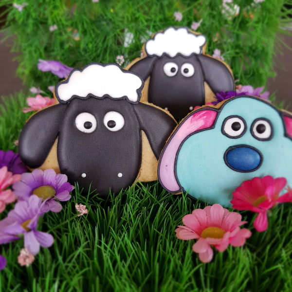 Biscuits décorés sur-mesure anniversaire Shaun le Mouton