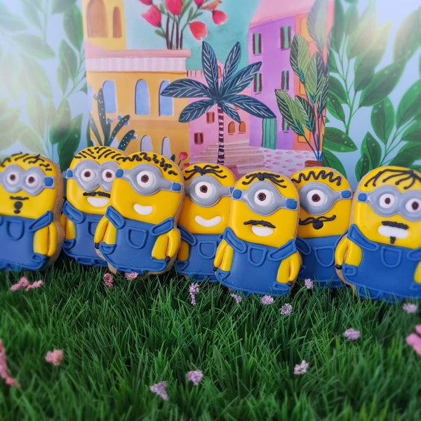 Biscuits décorés sur mesure les minions