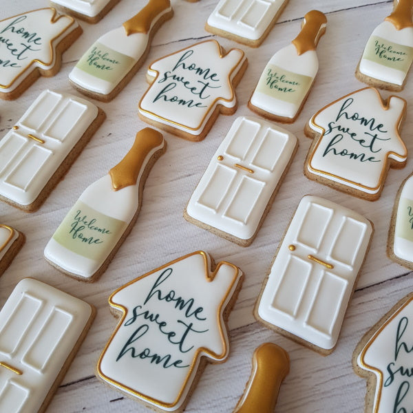 Biscuits décorés sur mesure crémaillère