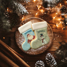 biscuits personnalisés bottes de noël