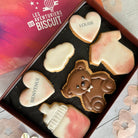 Coffret de biscuits personnalisés pour cadeau de naissance
