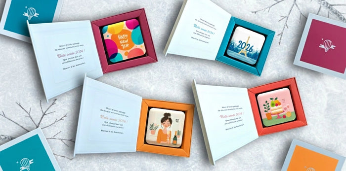 Une carte, un biscuit dedans
