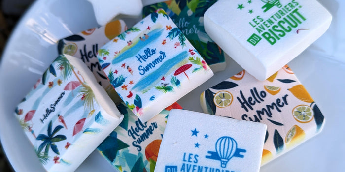 Set de 20 biscuits décorés