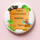 Biscuits pirates personnalisés – Prénom et âge – Les Aventuriers du Biscuit