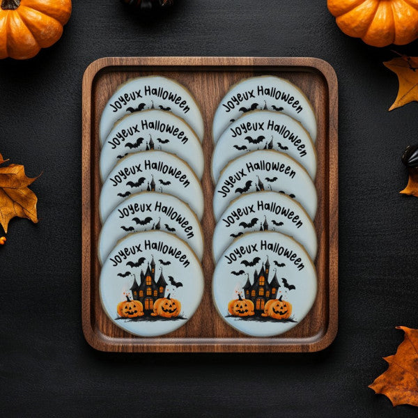 biscuits halloween, biscuit personnalisé