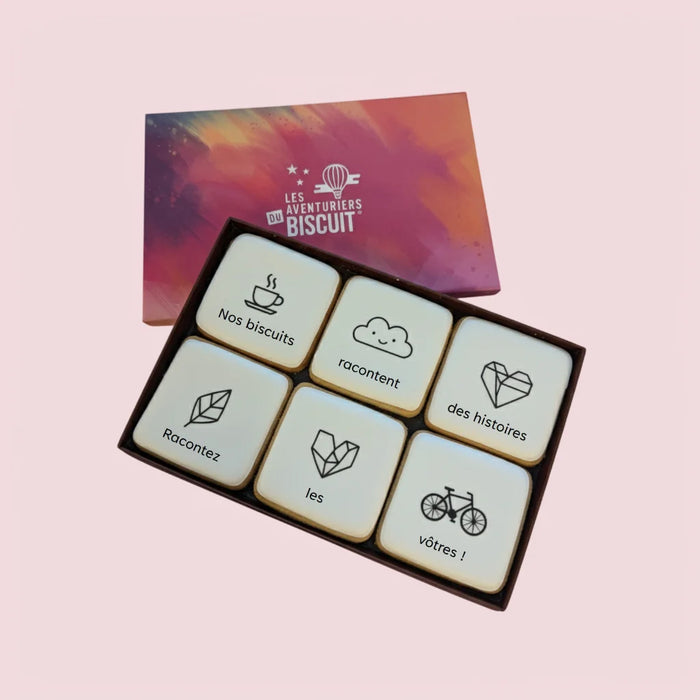 Coffret de 6 biscuits