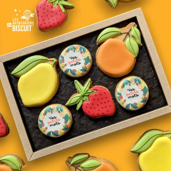 coffret biscuits été à personnaliser
