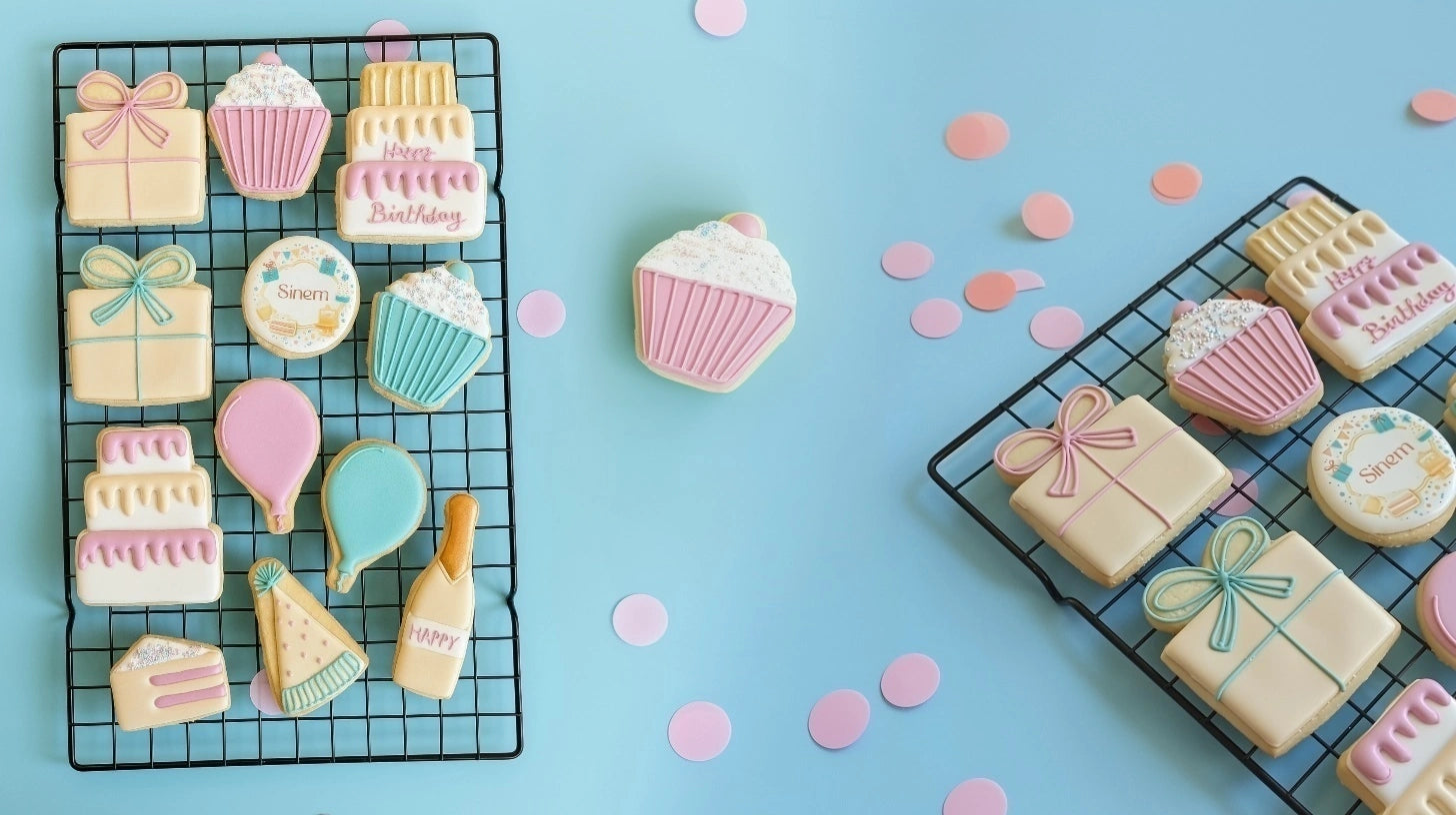 Biscuits personnalisés anniversaire cadeau original pour les anniversaire