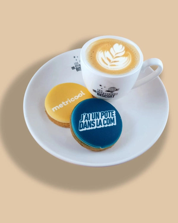 Biscuits personnalisés les aventuriers du biscuit j'ai un pote dans la com