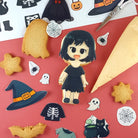 kit biscuit halloween, activité halloween enfant, coffret biscuit DIY, biscuit à décorer sorcier, atelier créatif comestible, les petits aventuriers halloween, set cookie artist halloween