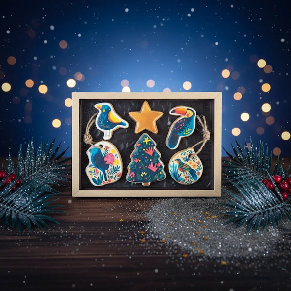 Coffret cadeau de Noël gourmand et original Les Aventuriers du Biscuit sous les étoiles du sud