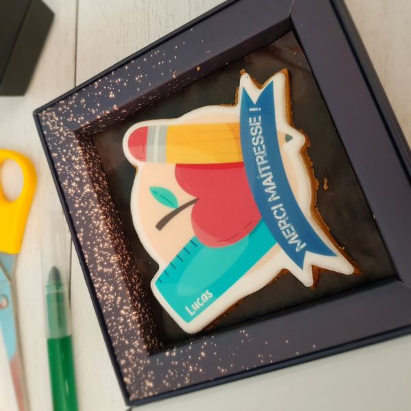 Biscuit pour remercier la maitresse