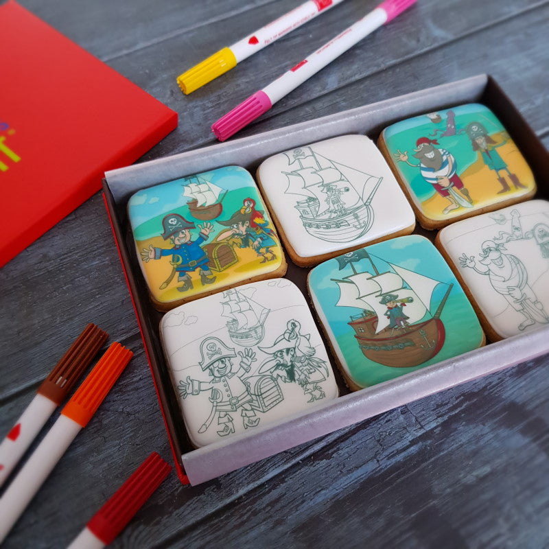 Sugar Cookies Biscuits à colorier pirates