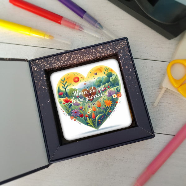 carte de voeux merci de me faire grandir