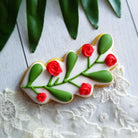 biscuit fleur, roses, branche fleurie