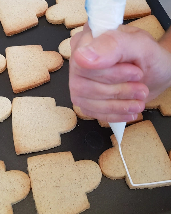 Biscuits sur grille